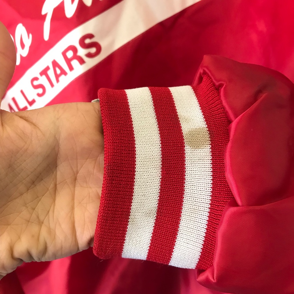 Vintage Red Bomber Jacket - Picture 10 of 13